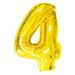 Folieballon 4 Goud (43cm)