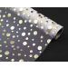 Decoratiestof Dots Wit & Goud (5m)