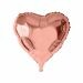 Folieballon Hart Roségoud