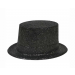 Feesthoed Glitter Zwart