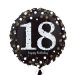 Folieballon 18 Happy Birthday Sparkling