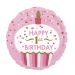 Folieballon 1st Birthday Cupcake Roze (45cm)
