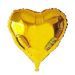 Folieballon Hart Goud