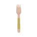Houten Vorken Goud (10st)