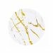 Kartonnen Borden Marble Goud 23cm (20st) 