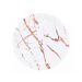 Kartonnen Borden Marble Roségoud 23cm (20st) 