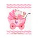 Plastic Tafelkleed Babywagen Roze (108x180cm)