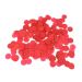 Zijdevloei Confetti Rood (40gr)