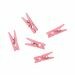 Houten Mini Knijpertjes Roze (24st)