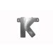 Letterslinger K Zilver