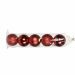 Kerstballen Rood 80mm (5st)