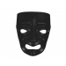 Komedie Masker Zwart