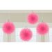 Mini Waaier Roze 4st