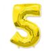 Folie Ballon 5 Goud 43cm