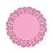 Onderlegger Rond Roze ø26cm (10st)