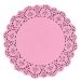 Onderlegger Rond Roze ø31cm (10st)