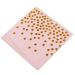 Servetten Dots Roze/Goud (20st)