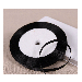 Satijnlint 6mm Zwart