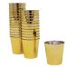 Shotglazen Metallic Goud (10st) 