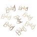 Tafelconfetti 'Baby' Goud  (48st)