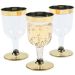 Wijnglazen Metallic Goud (4st) 