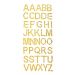 Strass Letters Goud XL (40st)