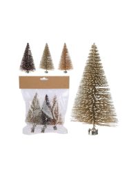 Kerstboompjes op knijper - 10cm - 3 stuks 