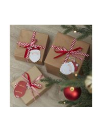Santa Christmas Gift Tags Ginger Ray  met drie cadeautejs