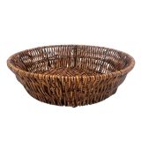 Mand Rond Bruin (25cm)