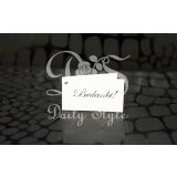 Bedankkaartje 'Bedankt!' Zilver