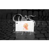 Bedankkaartje Baby Roze