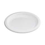 Diepe Plastic Borden Wit - 22cm (25 stuks)