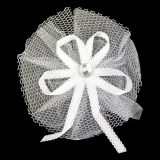 Deco Tule Strik Wit