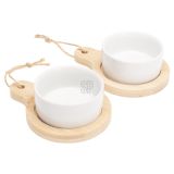 Serveerset Plank en Schaal