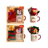 Joyful Giftbox - Chocolade mix, kerstsok & mok