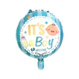 Folieballon It's a Boy 'Welcome' (45cm) 