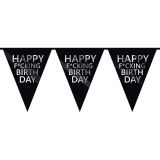Vlaggenlijn 'Happy F*cking Birthday'