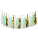 DIY Tassel Garland Mint/Goud