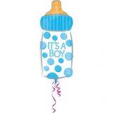 Folieballon Fles 'It's A Boy'