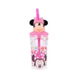 Drinkbeker met rietje Minnie Mouse 3D 360ml