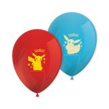 Ballonnen Pokemon Pikachu & Eevee - 8 stuks 
