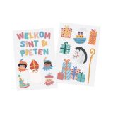 Raamstickers Welkom Sint & Pieten (13st) 