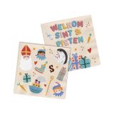Servetten Welkom Sint & Pieten - 20 stuks