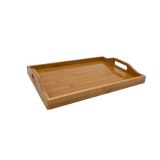 Dienblad Rechthoek handvat Bamboe M (40x30cm) 