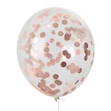 confetti ballon roségoud