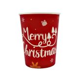 Bekers Merry Christmas Rood - Feestelijke Kerstbekers