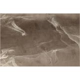 Decoratiestof Fluweel Marmer Goudbruin (28x150cm)