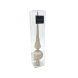 Kerstboom Piek Glitter Champagne (28cm)
