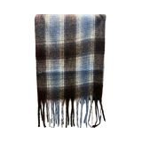 Sjaal Geruit Bruin & Blauw - 220x45cm