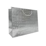  Cadeautas Metallic Zilver Medium - Voeg Luxe Toe aan Jouw Gift!